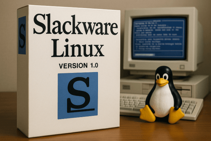 historia de Slackware Linux