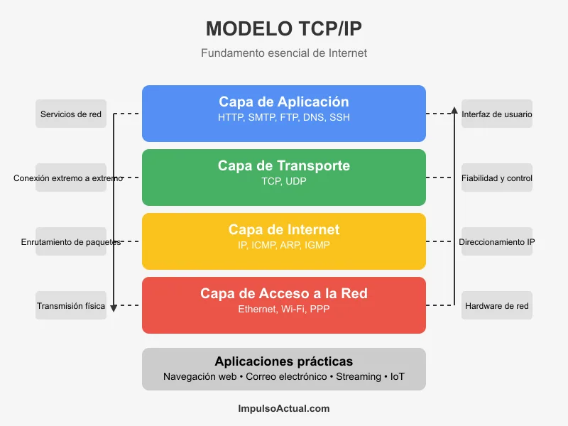 Modelo TCP/IP - Infografía