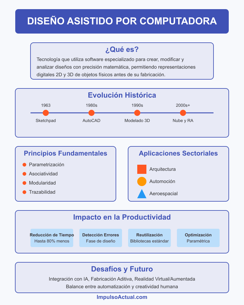 Diseño asistido por computadora - Infografía